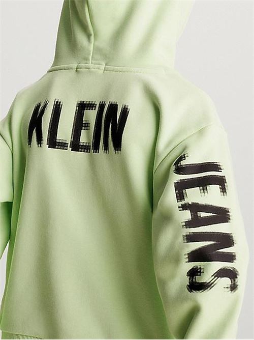 PIXEL LOGO TERRY RELAXED HOODI CALVIN KLEIN JEANS | IB0IB01958T/LT6